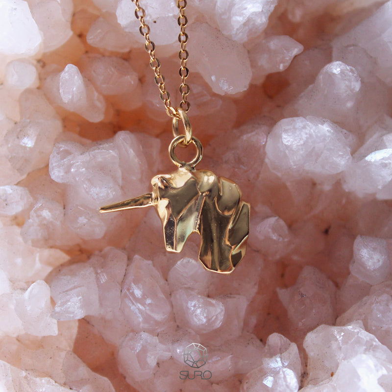 Collar Unicornio - Oro – Suro Joyería